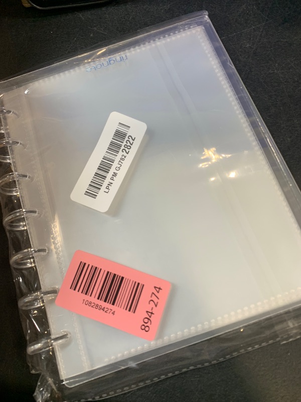 Photo 1 of Mogoostry Clear Discbound Album Sheet Protectors 7 Discs 5 x 7 Inch Pocket Inner Page Plastic Protective Sleeves Organizer