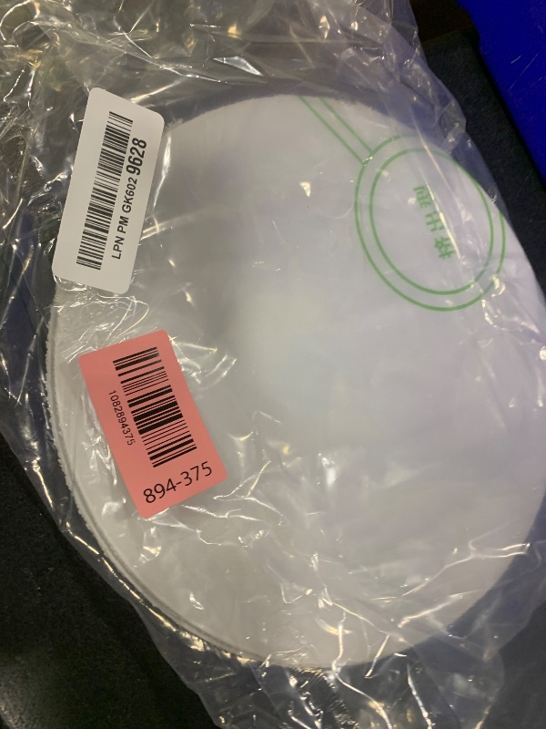 Photo 1 of PATIKIL 9" Diameter Lampshade Diffuser, 2 Pcs 1.7mm Thick Round Diffuser Sheet for Drum Lampshades, Pendants Light, DIY Light Shield, Translucent White