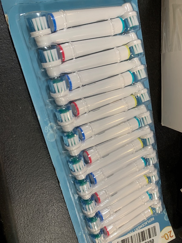 Photo 1 of GENKENT Replacement Toothbrush Heads - 20 Pcs