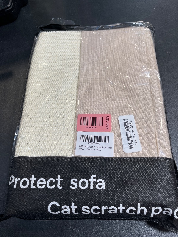 Photo 1 of Cat Scratch Sofa Protector,27.6”L*19.6“W Cat Scratch Furniture Protector Pad Couch Arm Sheild with Natural Sisal for Protecting Couch Sofa Chair Furniture?Beige/Right Handed
