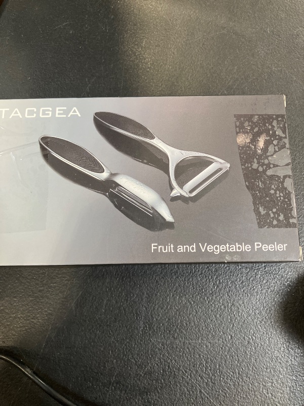 Photo 1 of TACGEA Vegetable Peeler for Kitchen, Potato Peelers for Fruit Straight Blade, Durable Non-Slip Handle, Set of 2