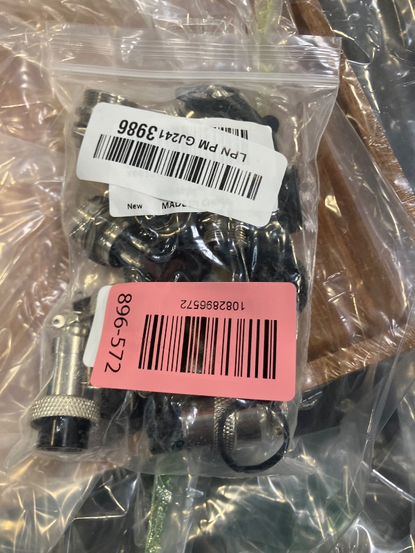 Photo 1 of Lsgoodcare 5PCS 10A 20MM 4 Pin Female Aviation Connector Socket Plug + 5PCS 10A 20MM 4 Pin Male Aviation Connector Socket Plug (4Pin)