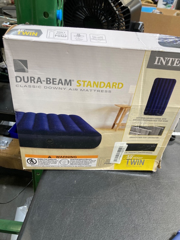 View 2 of Intex Dura-Beam Downy Air Mattress - Twin Size