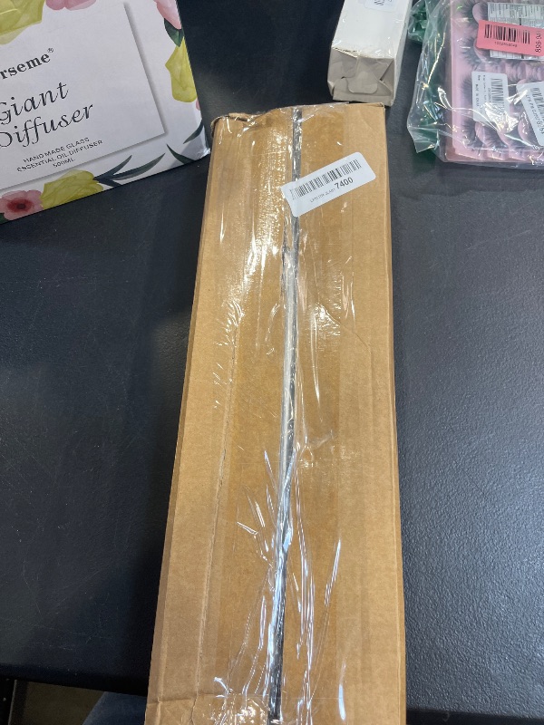 Photo 1 of Mcrbeay Heavy Duty Tension Shower Rod, Brushed Nickel