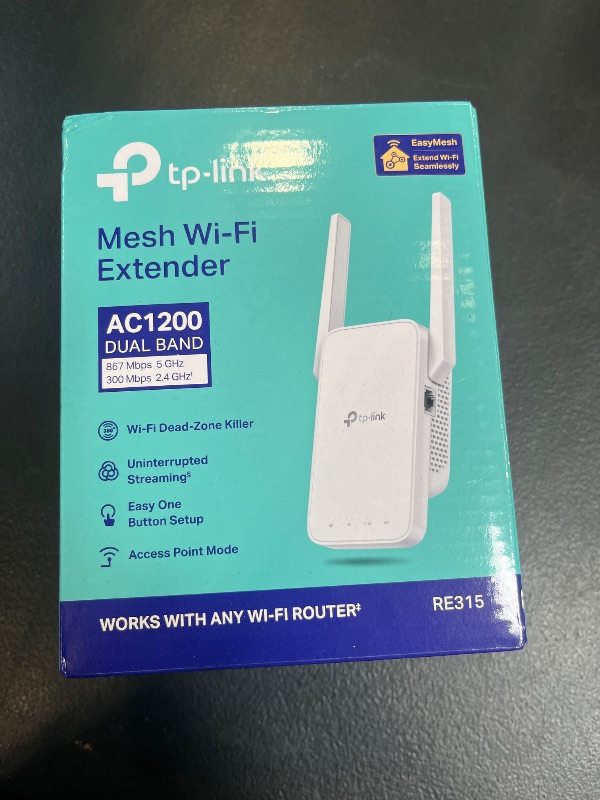 Photo 1 of TP-Link AC1200 WiFi Extender RE315