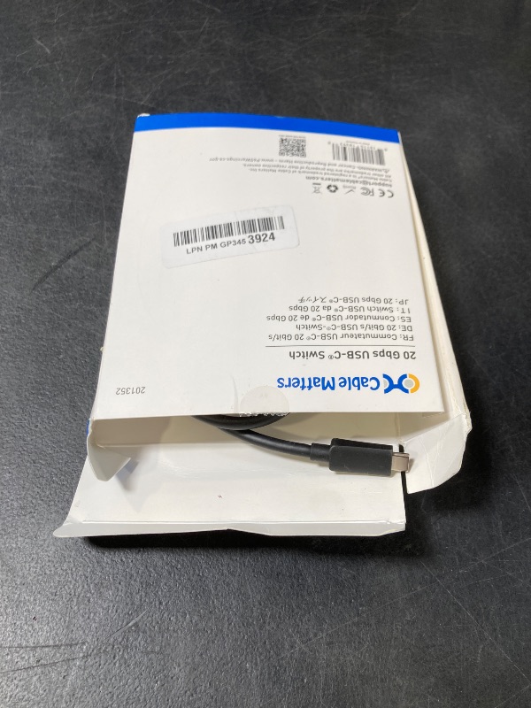 Photo 1 of Cable Matters 20Gbps USB C KVM Switch for 2 Computers, 140W PD Charging