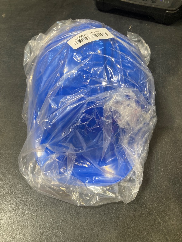 Photo 1 of Pyramex Safety Cap Style 4 Point Ratchet Suspension Hard Hat with Rain Trough - Comfortable Low Profile Design, Blue, One Size (HP14160)