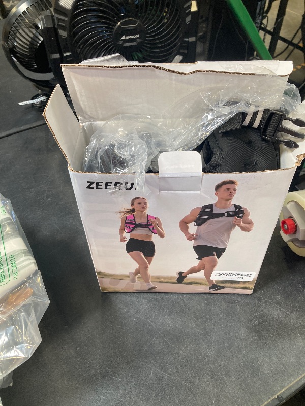 Photo 1 of Zeerun Weighted Vest - 10 LBS, Black