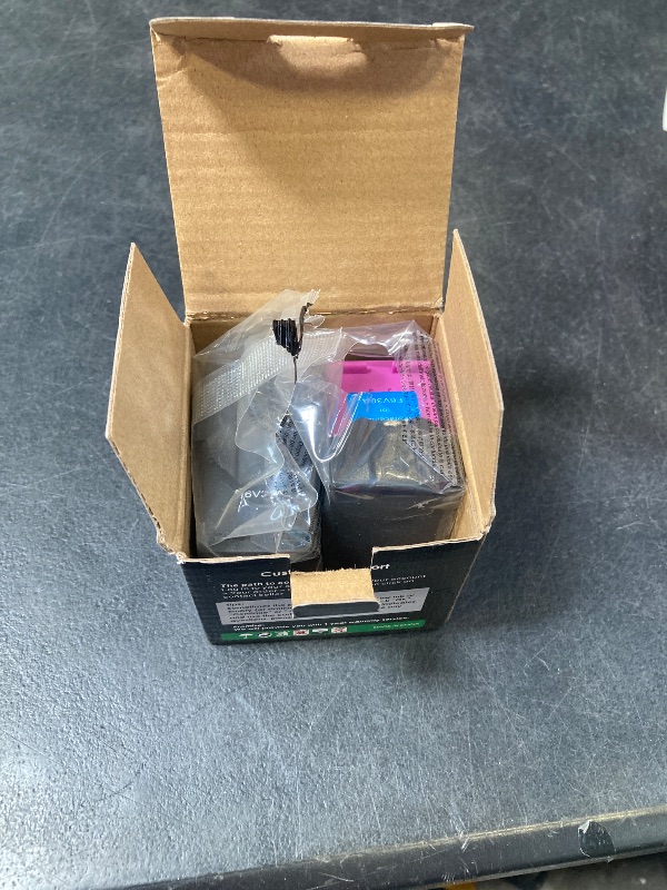 Photo 1 of OULADUN 664XL Ink Cartridges (1 Black, 1 Color) for HP DeskJet Ink Advantage