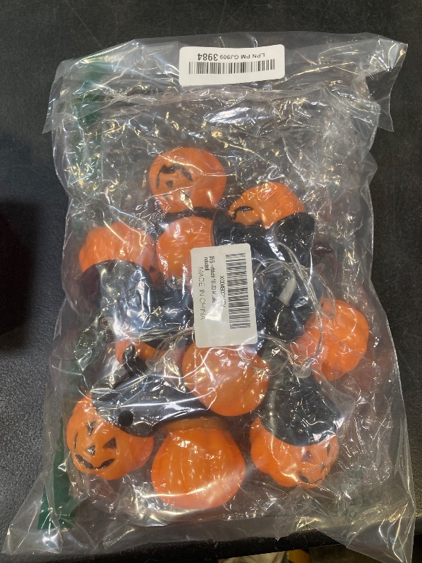 Photo 1 of xfbbchh 10 LED Pumpkin String Lights - 1.5m Halloween Decorations