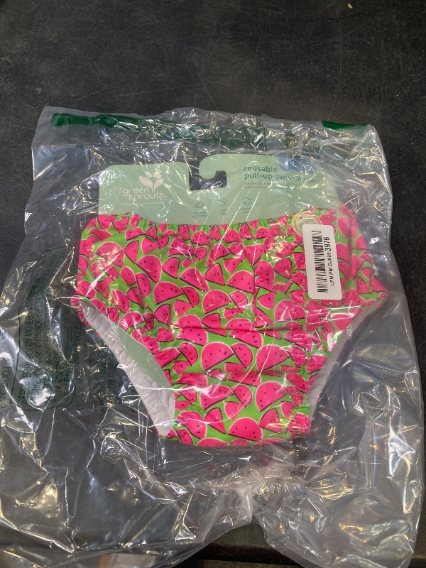 View 2 of Green Sprouts Eco Pull-Up Swim Diaper - Safety Watermelon - 24mo