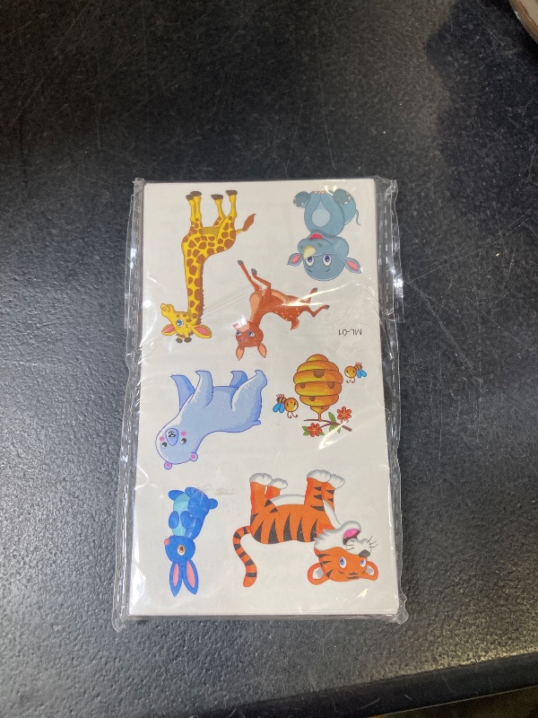 Photo 1 of 320 Patterns Temporary Tattoos, 36 Sheets Temporary Tattoos, Waterproof Fake Tattoo Accessories Animal Dinosaur Butterfly Mermaid Space Stickers Party Favors