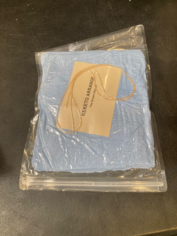 Photo 1 of Light Blue Cheesecloth Table Runner 120 Inches for Party Home Decorations