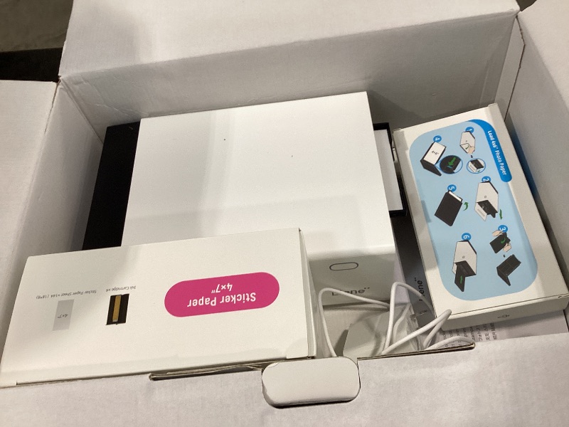 Photo 1 of Liene PixCut S1 Inspire Kit - All-in-One Color Sticker Printer & Cutting Machine, Thermal Dye-Sublimation Photo Printer, 300 DPI, Color Label Maker with 180 Sheets (36 Photo + 144 Sticker Paper)