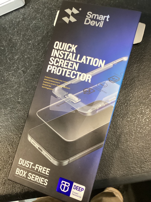 Photo 1 of SMARTDEVIL Screen Protector for iPhone 15 Pro + Lens Protectors