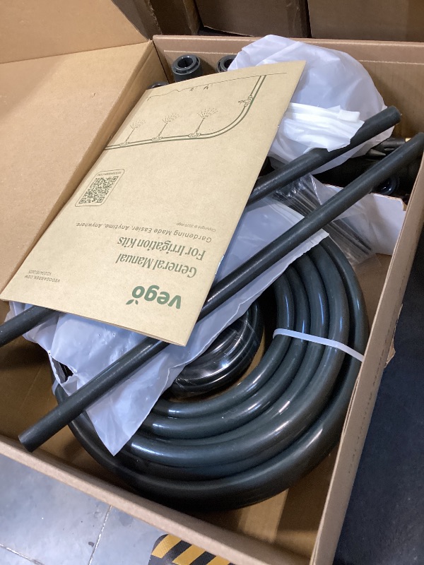Photo 1 of Vego Garden Irrigation Kit - Drip Irrigation System for Raised Garden Beds, Efficient Watering Solution for Vegetables, Flowers, and Plants, Easy DIY Installation (Large)