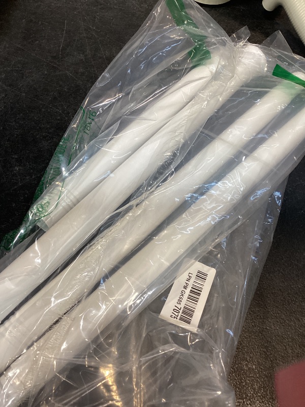 Photo 1 of ZipGlo Spring Tension Curtain Rod, White, 30-62 Inch (2-Pack)