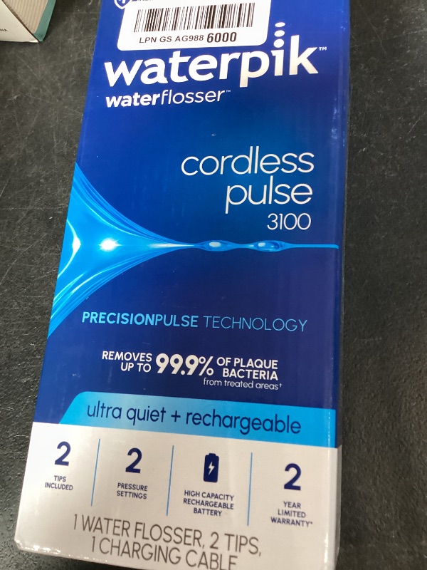 Photo 1 of Waterpik Cordless Pulse 3100 Portable Water Flosser