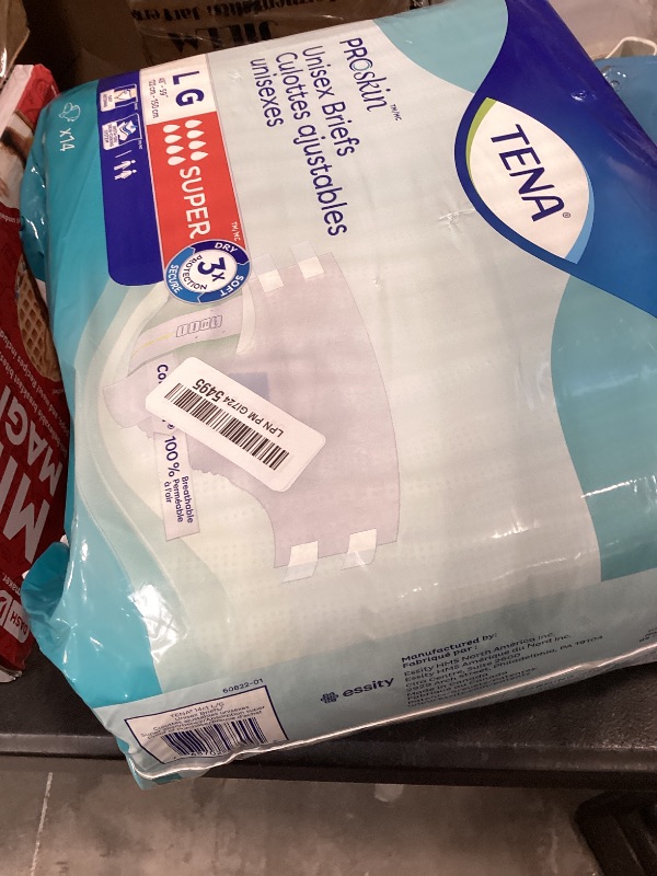 Photo 1 of TENA Proskin Super Briefs Large 14 ct