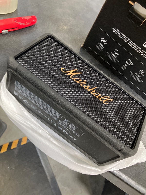 Photo 1 of Marshall Middleton Portable Bluetooth Speaker - Black