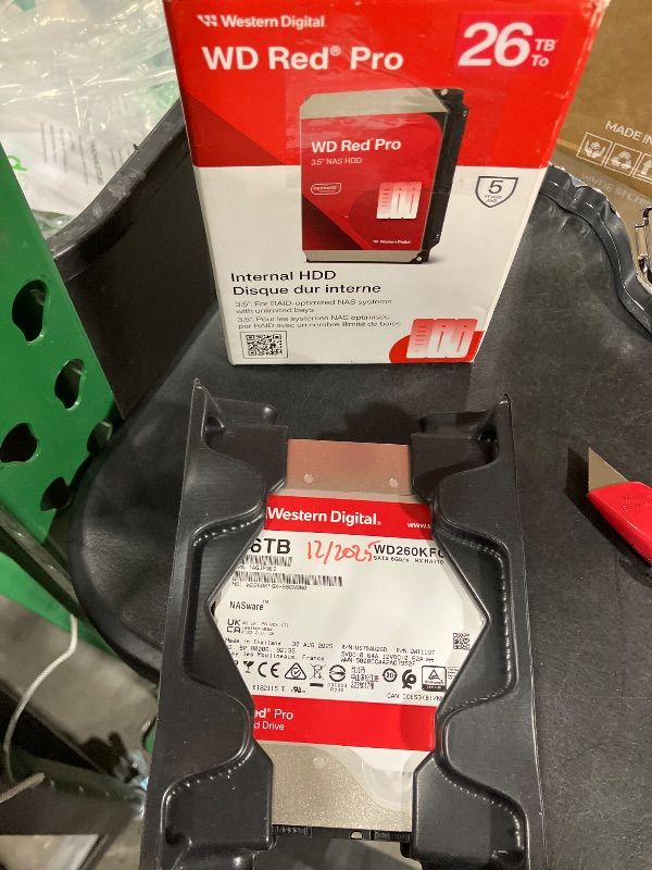 Photo 1 of Western Digital 26TB WD Red Pro Internal Hard Drive