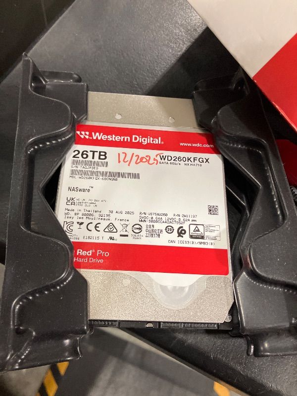 Photo 1 of Western Digital 26TB WD Red Pro Internal Hard Drive