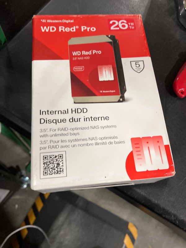 Photo 1 of Western Digital 26TB WD Red Pro Internal Hard Drive