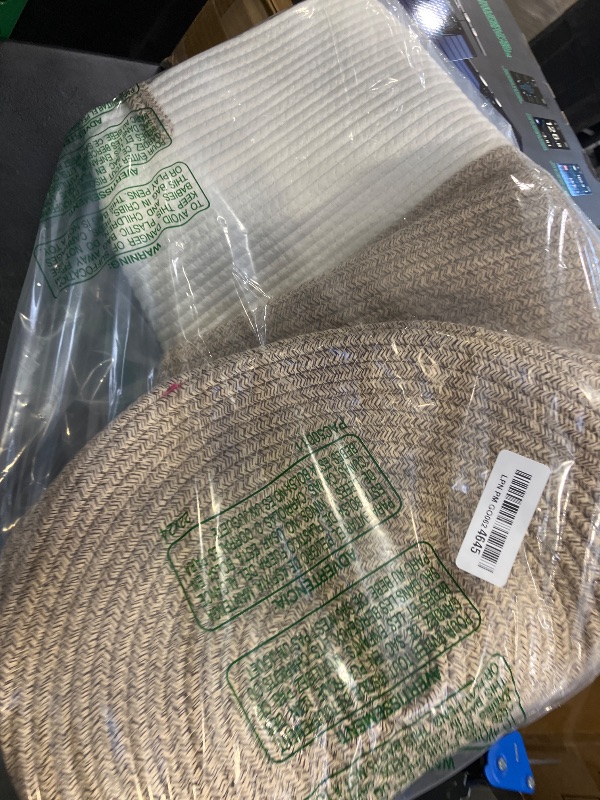 View 2 of JMvicyroam 60L Cotton Rope Laundry Hamper