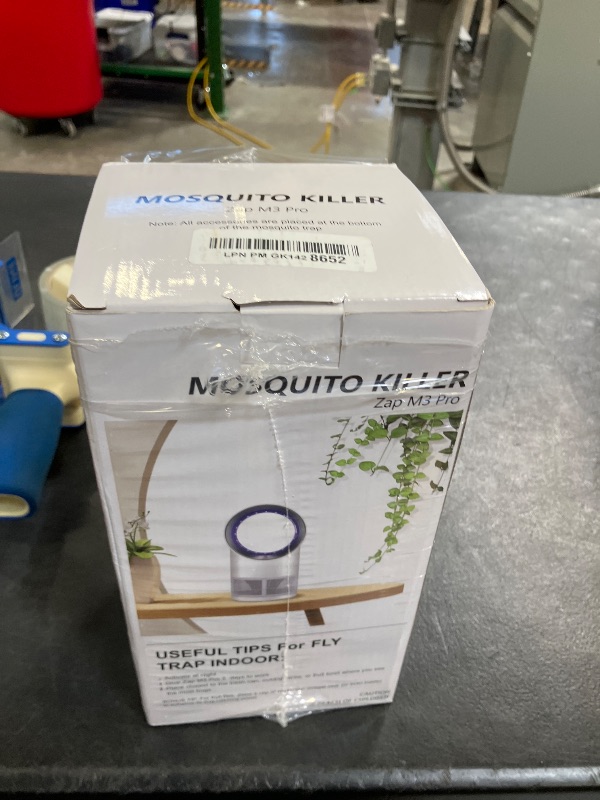 View 2 of Fruit Fly Traps for Indoors, Blue Gnat Trap Indoor with Suction & Timer