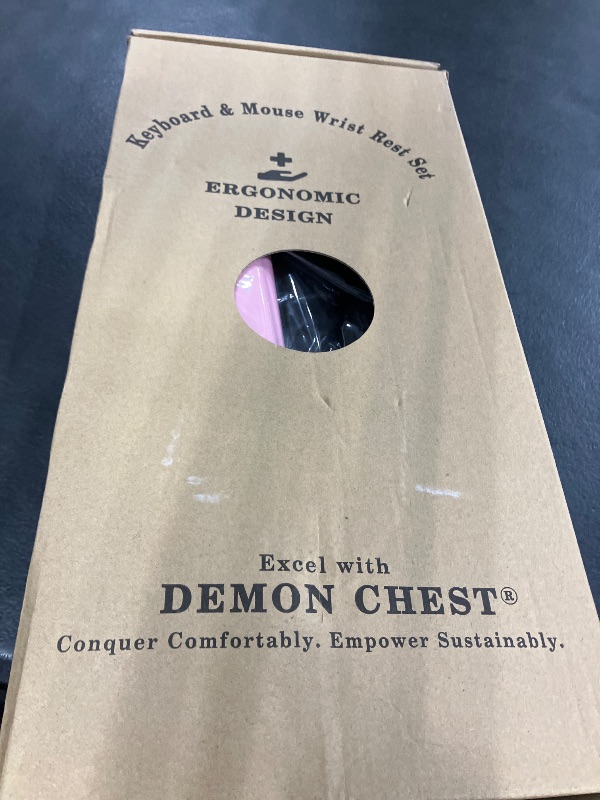 Photo 1 of DEMON CHEST ErgoComfort Gel Wrist Rest Mouse Pad Set