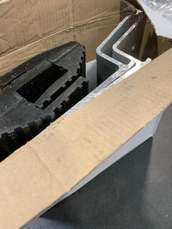 Photo 1 of AFA Tooling Truck and Trailer Loading Ramp Kit | Quickly Create a Wide Ramp with 2 x 8 Lumber: Just Attach Aluminum Brackets and Rubber Feet | Load Your Lawn Mower, 4-Wheeler, ATV, and More with Ease