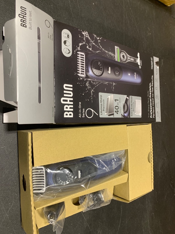 Photo 1 of Braun Series 9 All-in-One Beard & Body Grooming Kit for Men, Cordless Trimmer, Hair Clippers & Shaver for Face, Hair & Body with Gillette Labs Razor, AIO 9530