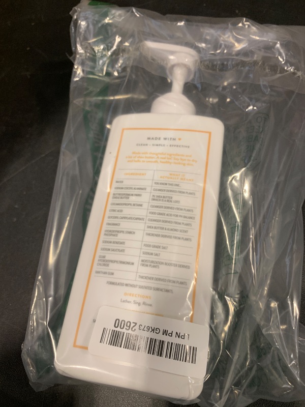 Photo 1 of Native Moisturizing Body Wash Contains Naturally Derived Ingredients | For Women & Men, Sulfate, Paraben, & Dye Free Leaving Skin Soft and Hydrated | Shea Butter & Almond 18 oz
