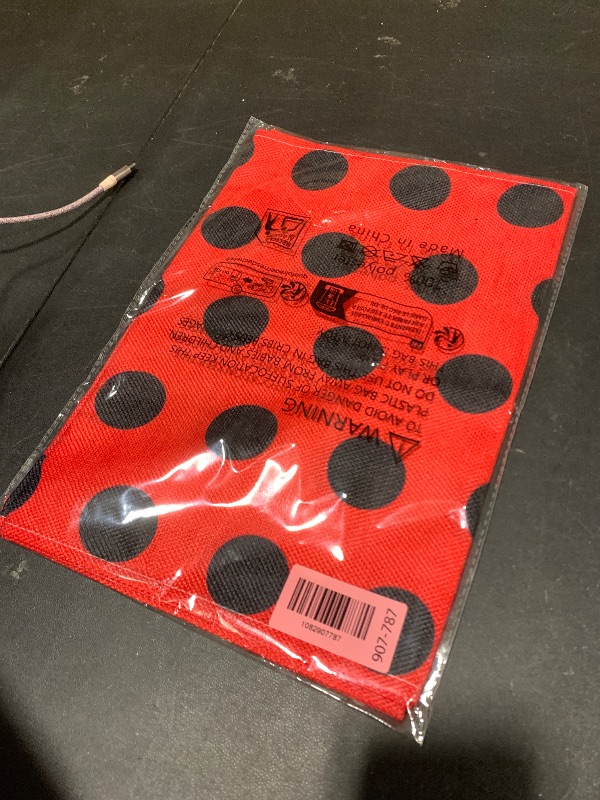 Photo 1 of Ladybug Table Runner Red Black Polka Dot Kitchen Dining Table Centerpiece Spring Summer Ladybugs Decor Lady Bug Birthday Party Decorations for Home Party-72 Inches Long