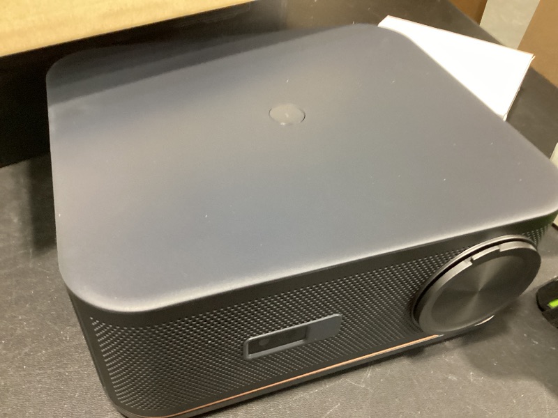 Photo 1 of 2000 ANSI 4K Decoding Projector with WiFi and Bluetooth, HAPPRUN Movie Home Theater with Auto Focus, 300'' Display for Indoor/Outdoor, Smart Proyector Compatible with Phone/TV Stick/PC/PS5