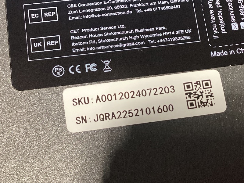 Photo 1 of 2000 ANSI 4K Decoding Projector with WiFi and Bluetooth, HAPPRUN Movie Home Theater with Auto Focus, 300'' Display for Indoor/Outdoor, Smart Proyector Compatible with Phone/TV Stick/PC/PS5