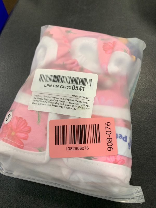 Photo 1 of Pet Soft Washable Female Diapers (3 Pack) Female Dog Diapers, Comfort Reusable Doggy Diapers for Girl Dog in Period Heat (Cute Flower, S)