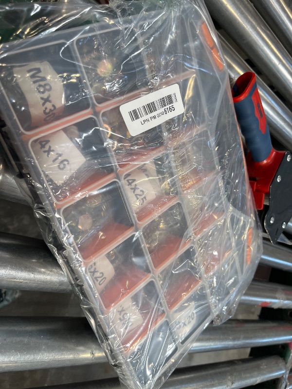 Photo 1 of 1000PCS Metric Bolt Kit, Nut and Bolt Assortment Kit, M4 M5 M6 M8(12-30mm) Grade 8.8 Bolts and Nuts Kit, Metric Bolt Assortment, Nuts and Bolts, Yellow Zinc Plated Coating, 18 Sizes