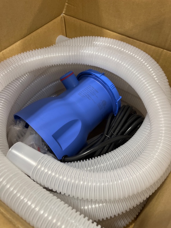 Photo 1 of DeeprClean 300GPH Pool Filter Pump for Small Above Ground Pools, Promoted Water Circulation & Filtration, Fits Type-I Filter Cartridge,ETL Certified Small Pool Pump with GFCI for Safe Protection-Blue