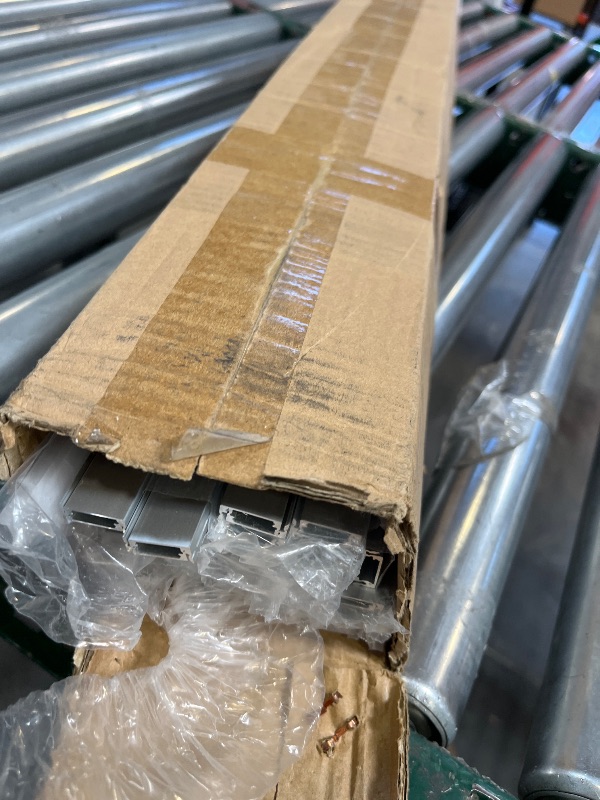 Photo 1 of hunhun 40-Pack 3.3ft/1Meter U Shape LED Aluminum Channel System with Milky Cover, End Caps and Mounting Clips, Aluminum Profile for LED Strip Light Installations, Very Easy Installation