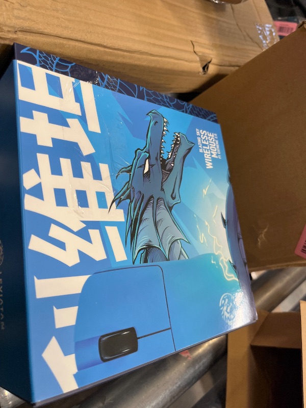 Photo 1 of ATK Blazing Sky F1 V2 Extreme Wireless Gaming Mouse, PAW3950 Ultra Sensor, DPI up to 42,000, 38g Lightweight, 8K Polling, 80 Hr Battery Life, All-New Nano Coating, Dual-Mode 2.4G/Wired - Blue