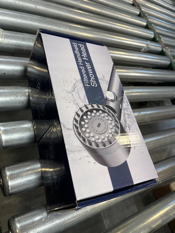 Photo 1 of FEELSO Filtered Shower Head with Handheld, High Pressure 4 Spray Showerhead with Filters & Upgraded Anti-clog Nozzles for Hard Water -Remove Chlorine, Reduce Dry Itchy Skin -ON/OFF Switch for Pet Bath