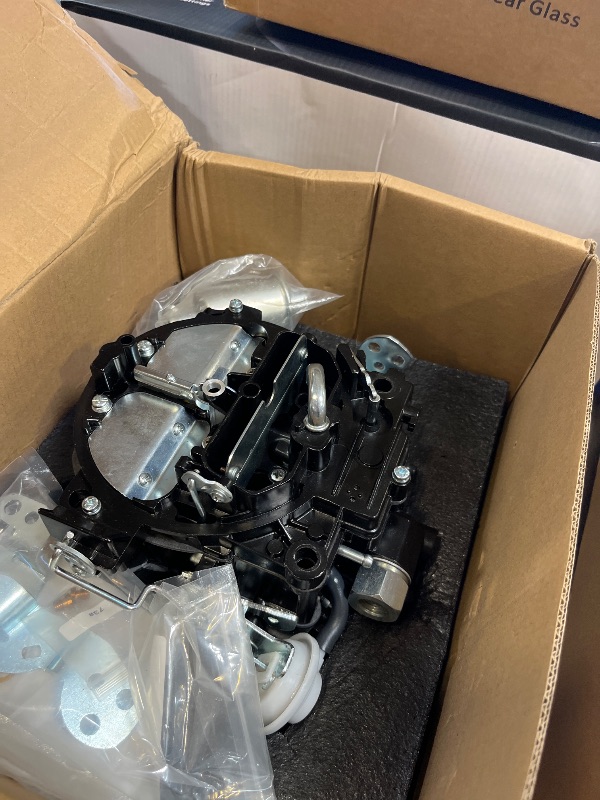 Photo 1 of Marine Carburetor 350 4 Barrel Compatible with Mercury Mercruiser 5.7L V8 MCM 260, Replacement for Rochester Quadrajet 17080561 1347-6492A1