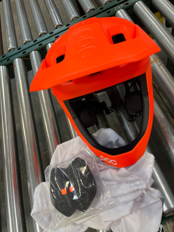 Photo 1 of POC Otocon Race MIPS Fullface Helmet - Exceptionally Lightweight and Well-Ventilated Full-face Protection with Integrated tech for Extra Safety