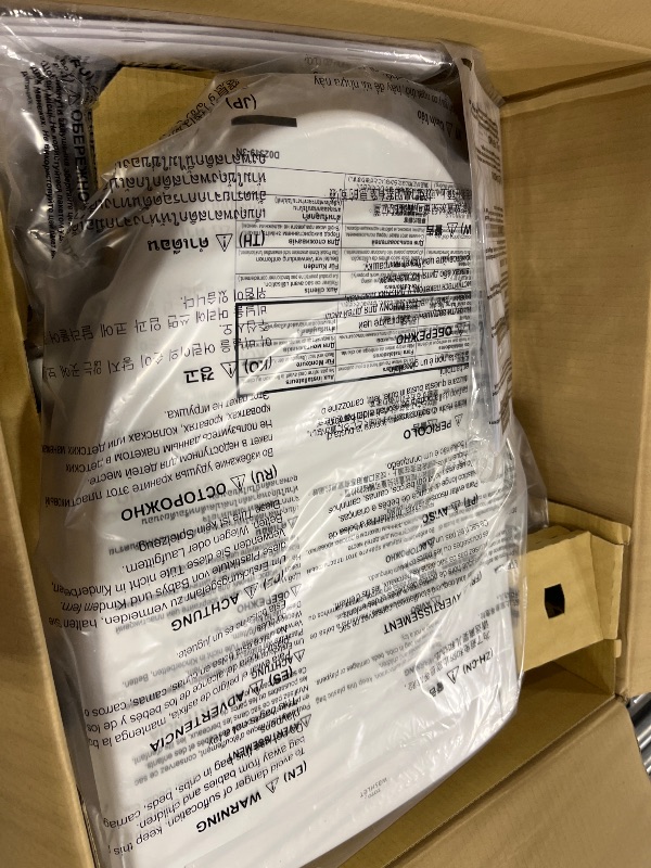 Photo 1 of TOTO® WASHLET® S2 Electronic Bidet Toilet Seat with Instantaneous Water Heating, PREMIST and EWATER+ Wand Cleaning, Elongated, Cotton White - SW3346#01