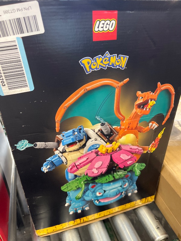 Photo 1 of LEGO Pokémon Venusaur, Charizard and Blastoise - Building Set for Adults, Ages 18+ - Collectible Pokémon Figures - Gift Idea for Men & Women - 72153