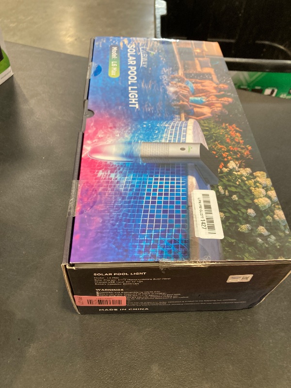 Photo 1 of Extra Large Solar Pool Lights for Inground & Above Ground Pools, 80 LEDs RGBIC Underwater Pool Lights with Remote, Dual-Color Lighting, 10 Colors & 7 Modes, Solar & USB Rechargeable [Patent Pending]