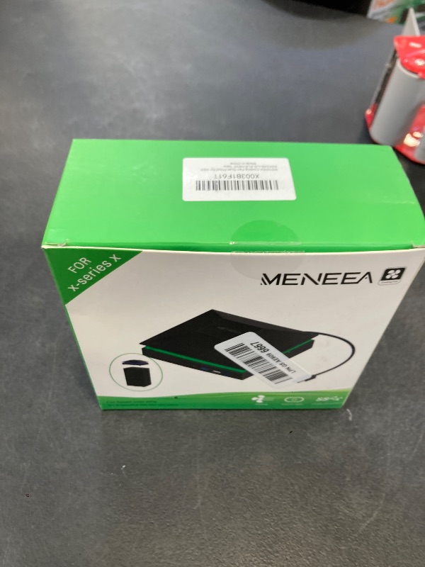 Photo 1 of MENEEA Cooling Fan Dust Proof for Xbox Series X Console with Colorful Light Strip,Dust Cover Filter,Rubber Dust Plugs,Low Noise Top Fan with 3 Gears,Cooler&Light Independent Touch Switch, 2 USB Port