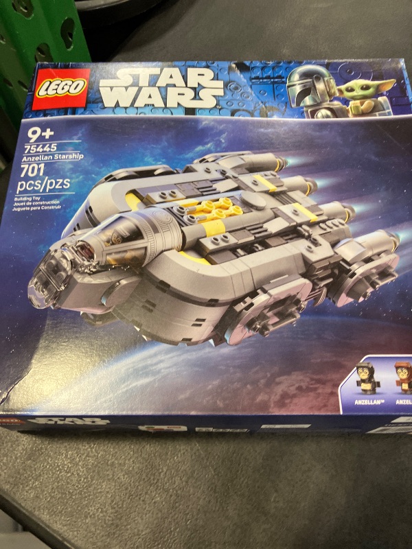 View 2 of LEGO Star Wars: The Mandalorian and Grogu Anzellan Starship Building Toy - Build and Display Set for Boys & Girls, Ages 9+ - Star Wars Gifts for Kids - W/Grogu & 2 Anzellan Figures - 75445