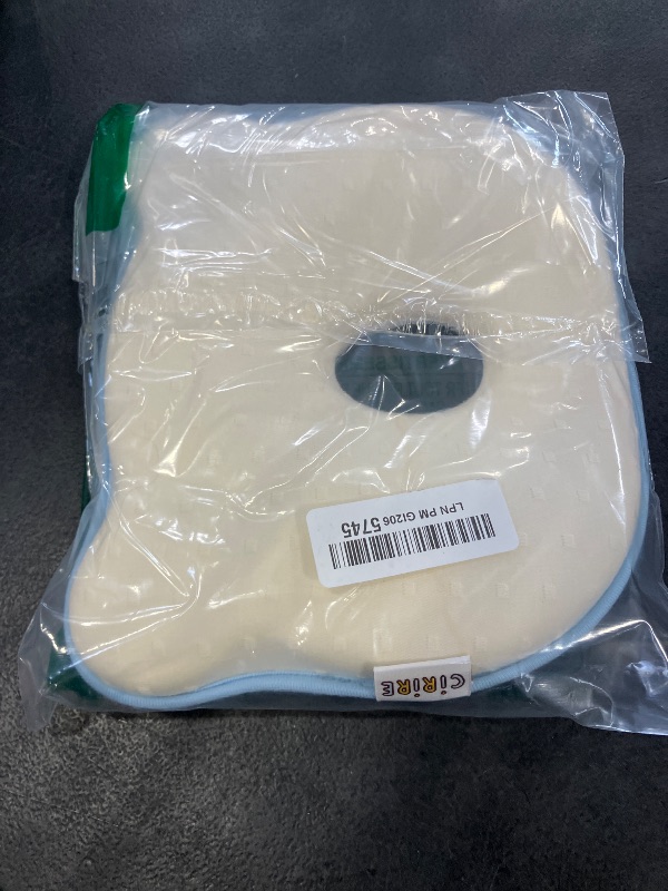 Photo 1 of CIRIRE Memory Foam Baby Cushion, Soft Cozy Machine-Washable, Head and Neck Support Breathable Anti-Slip Design for Infants for Small Boys and Girls Tummy Time(Beige)